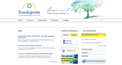 Desktop Screenshot of fondoposte.it